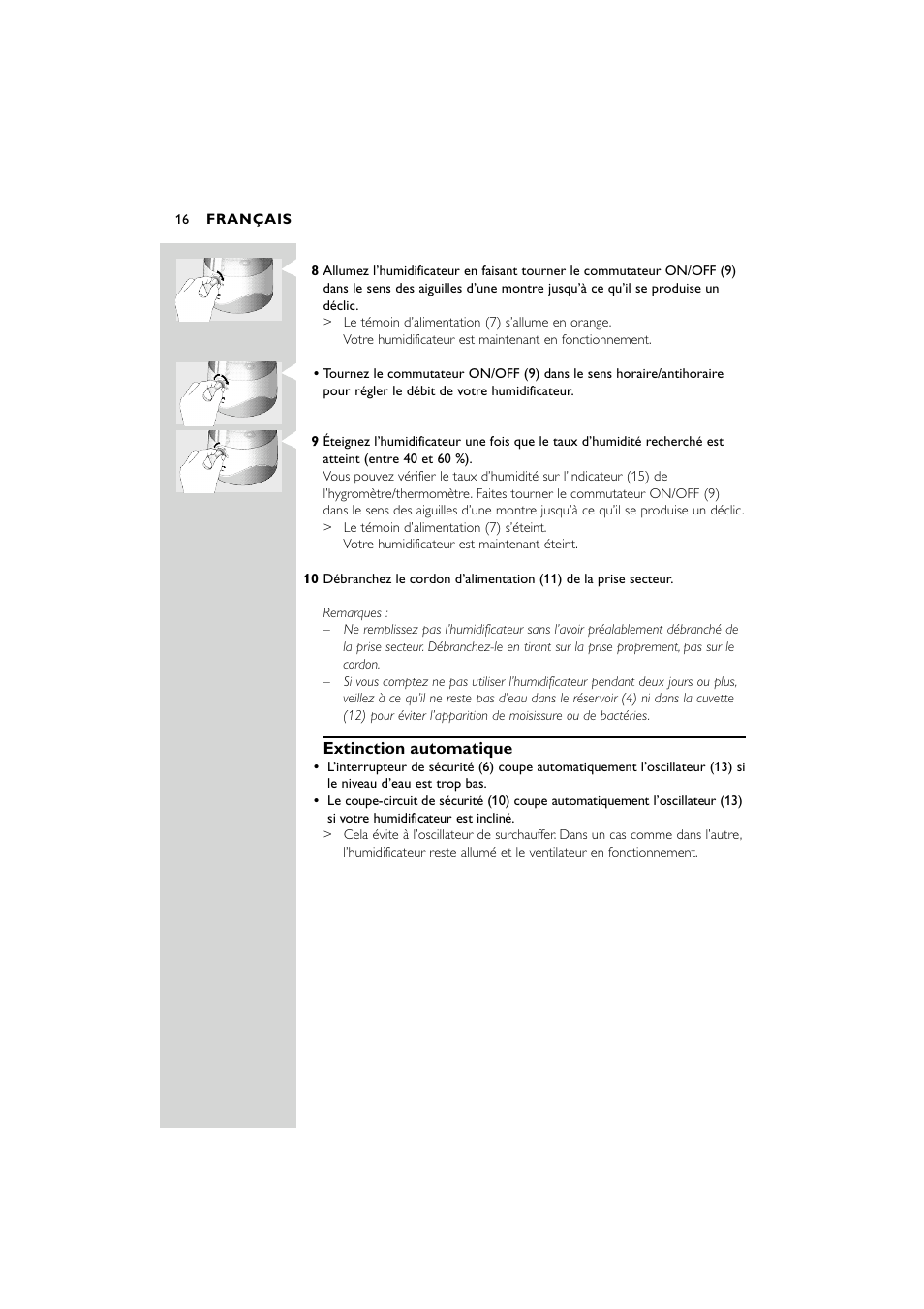 Philips SC580 User Manual | Page 16 / 100