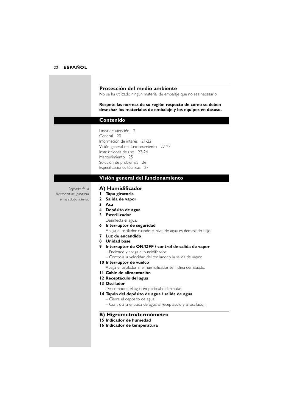 Philips SC580 User Manual | Page 22 / 100
