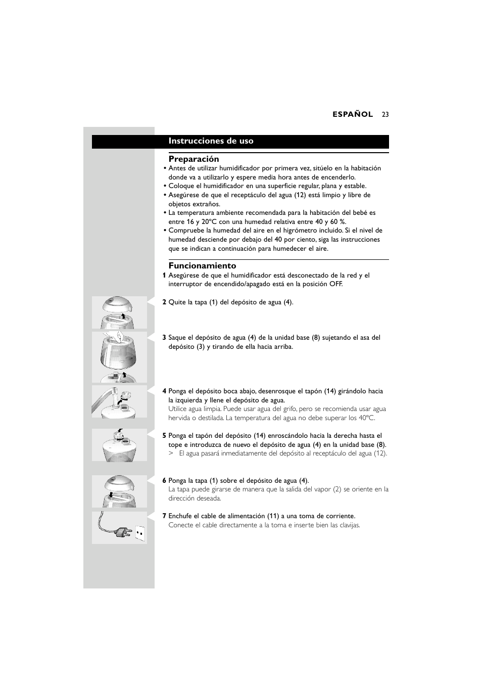 Philips SC580 User Manual | Page 23 / 100