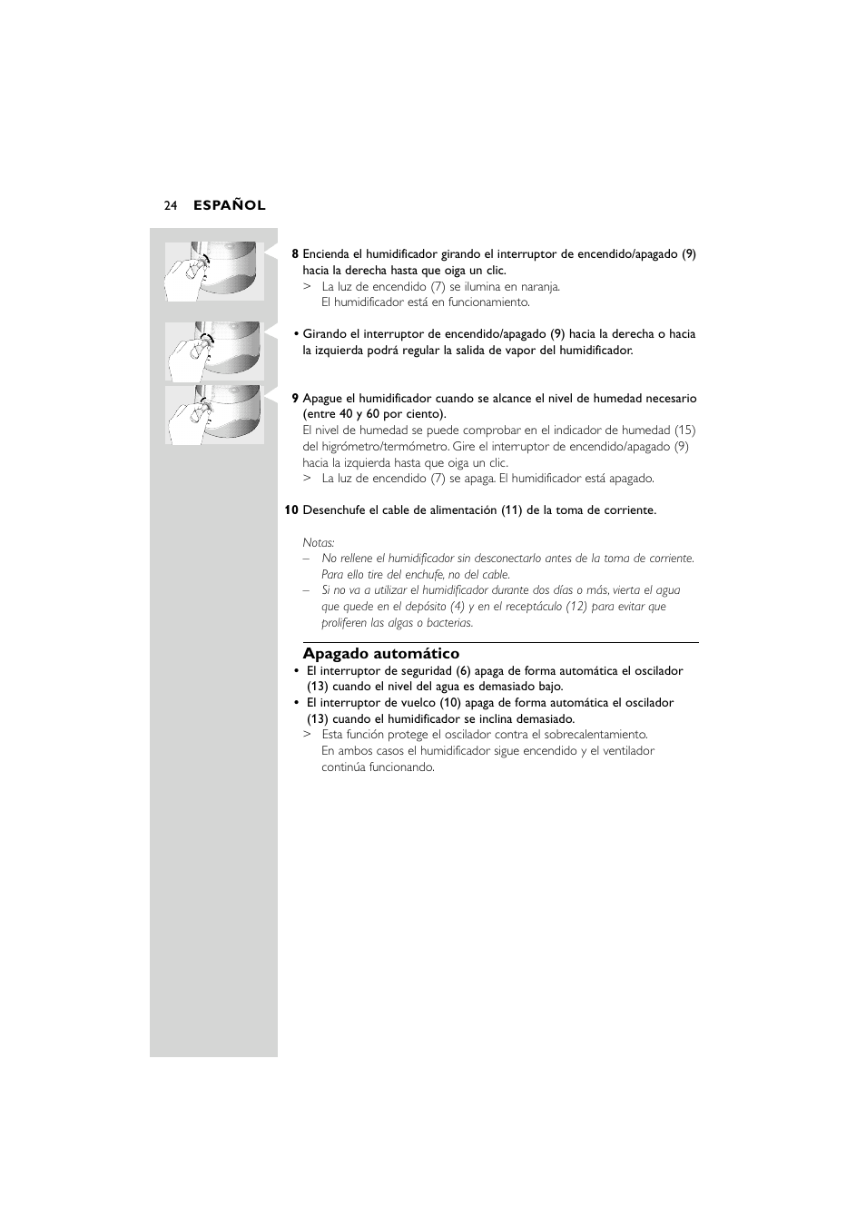 Philips SC580 User Manual | Page 24 / 100