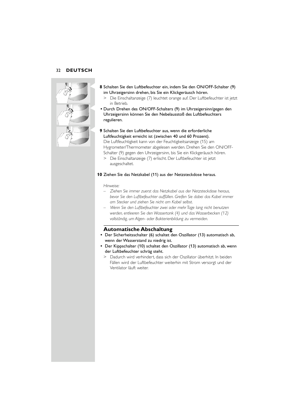 Philips SC580 User Manual | Page 32 / 100