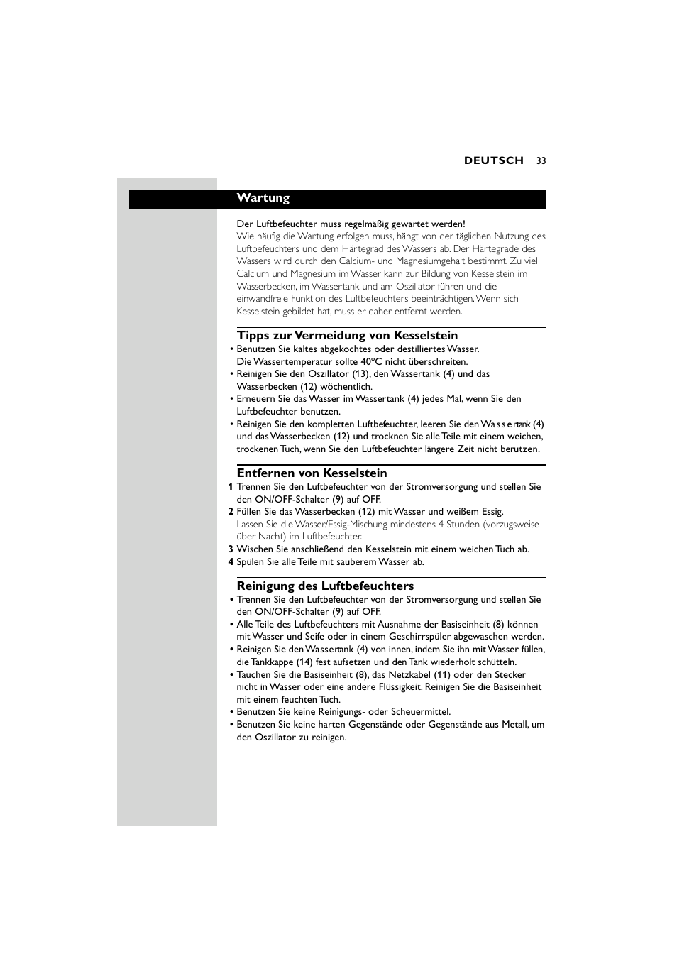 Philips SC580 User Manual | Page 33 / 100