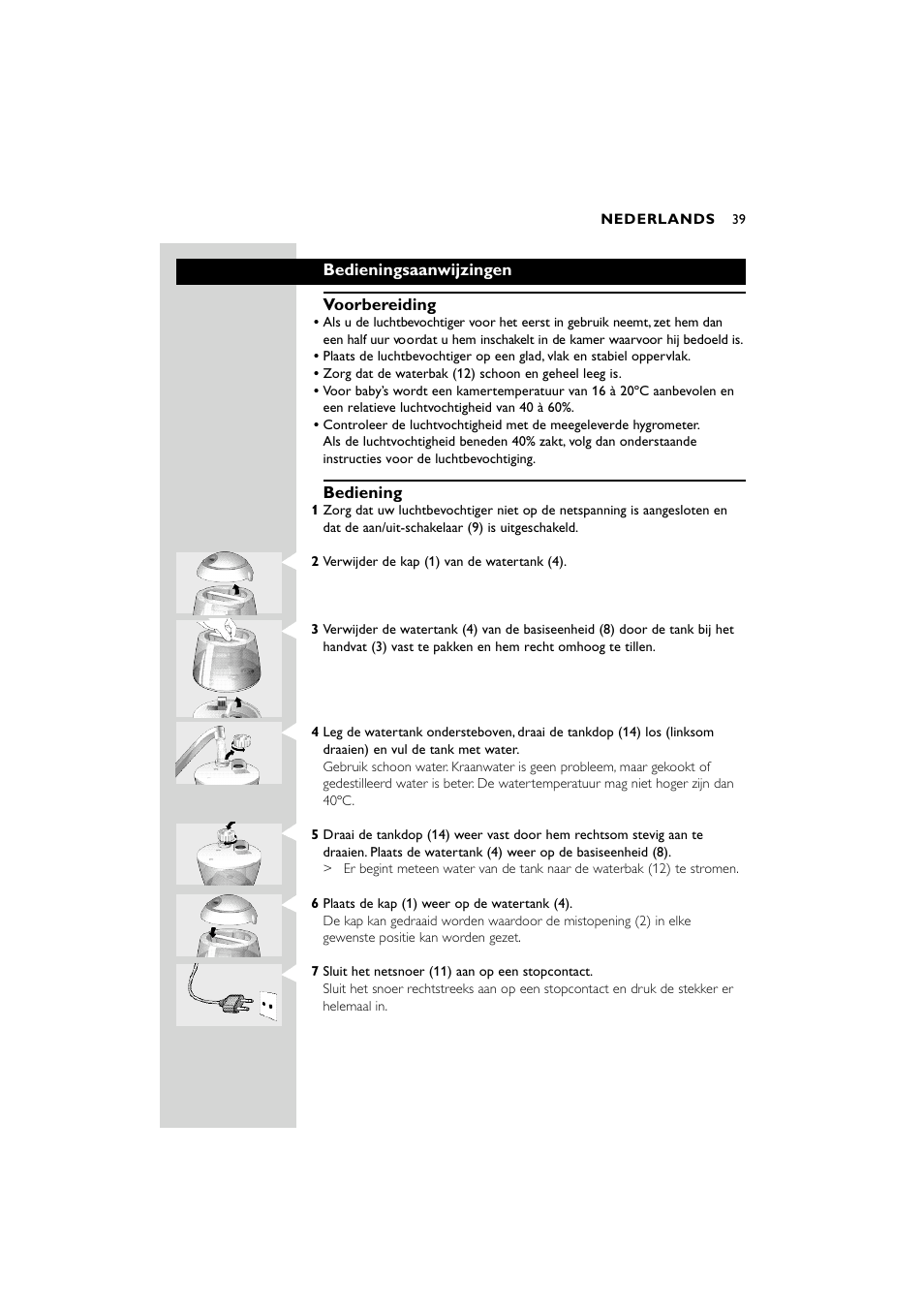 Philips SC580 User Manual | Page 39 / 100