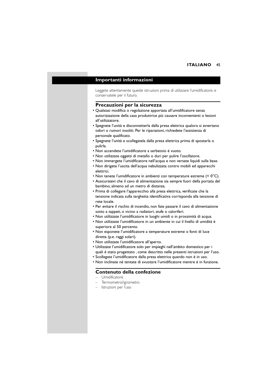 Philips SC580 User Manual | Page 45 / 100