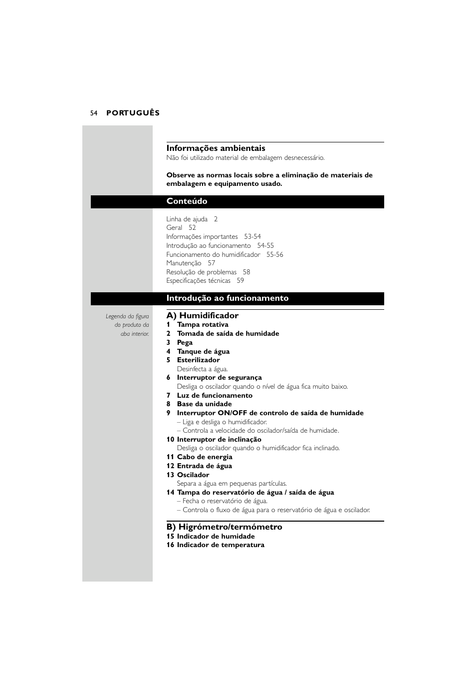 Philips SC580 User Manual | Page 54 / 100