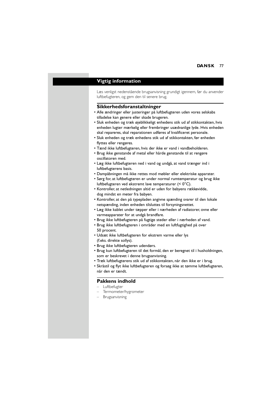 Philips SC580 User Manual | Page 77 / 100