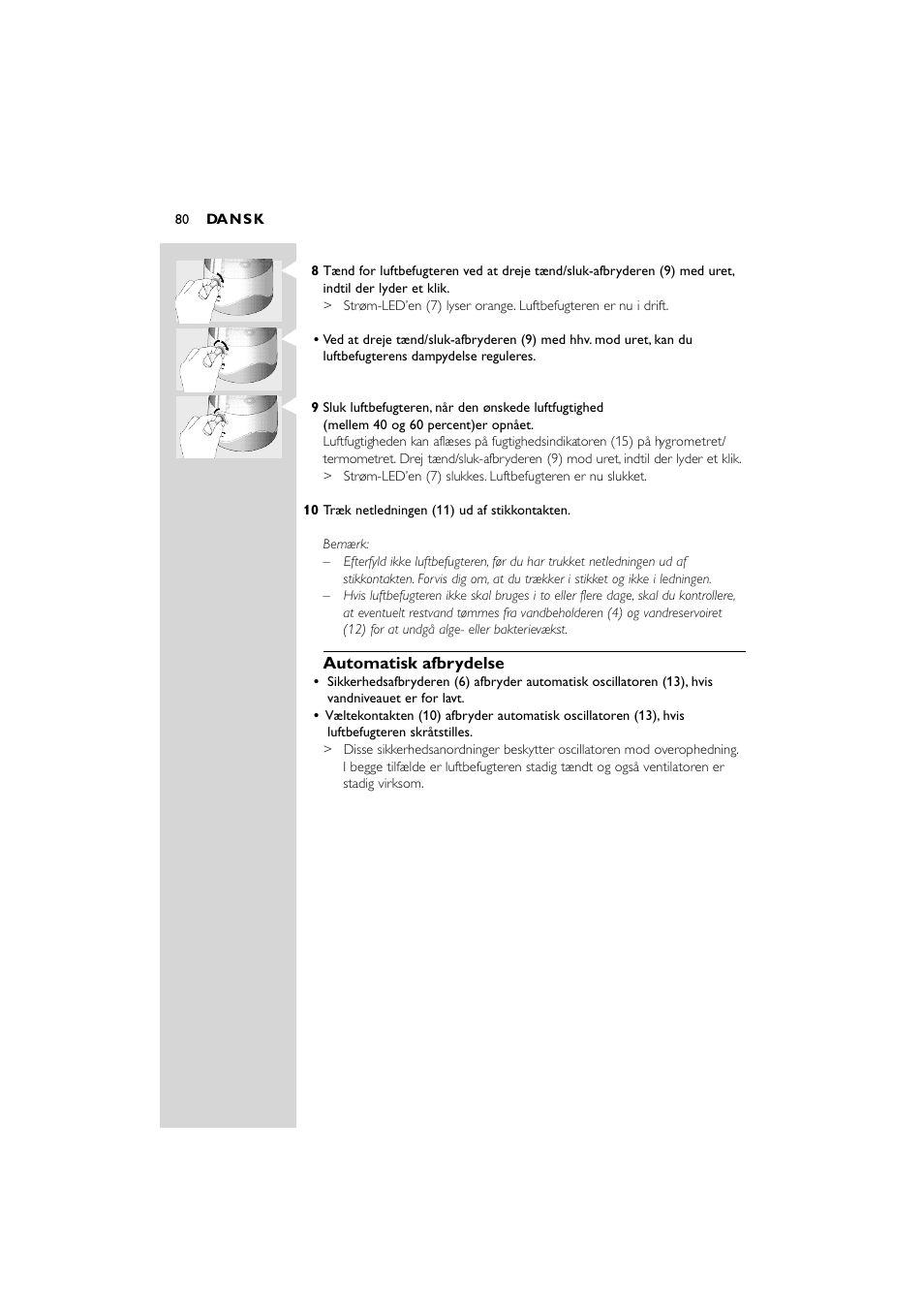Philips SC580 User Manual | Page 80 / 100
