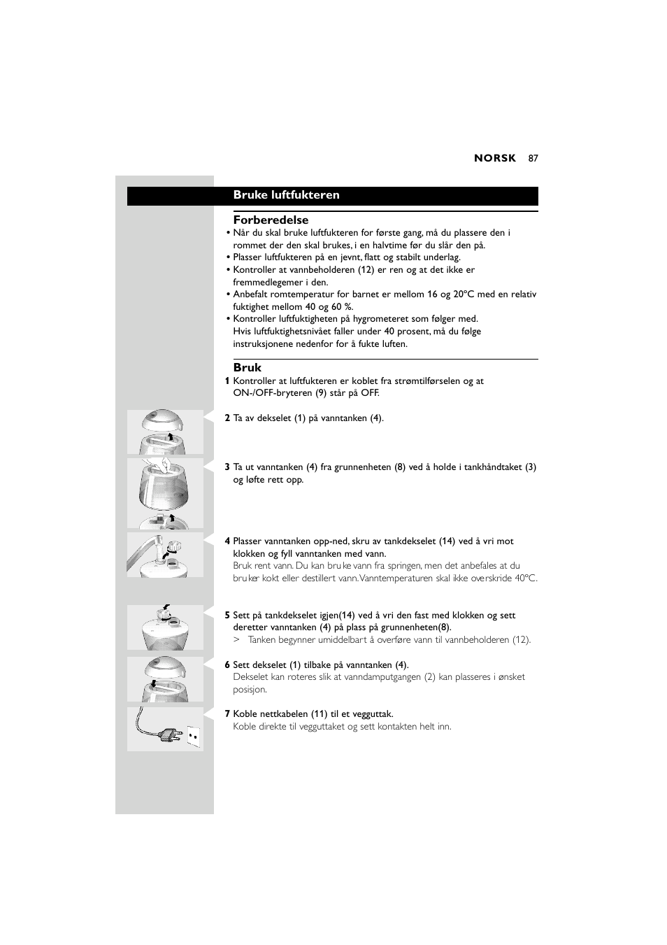 Philips SC580 User Manual | Page 87 / 100