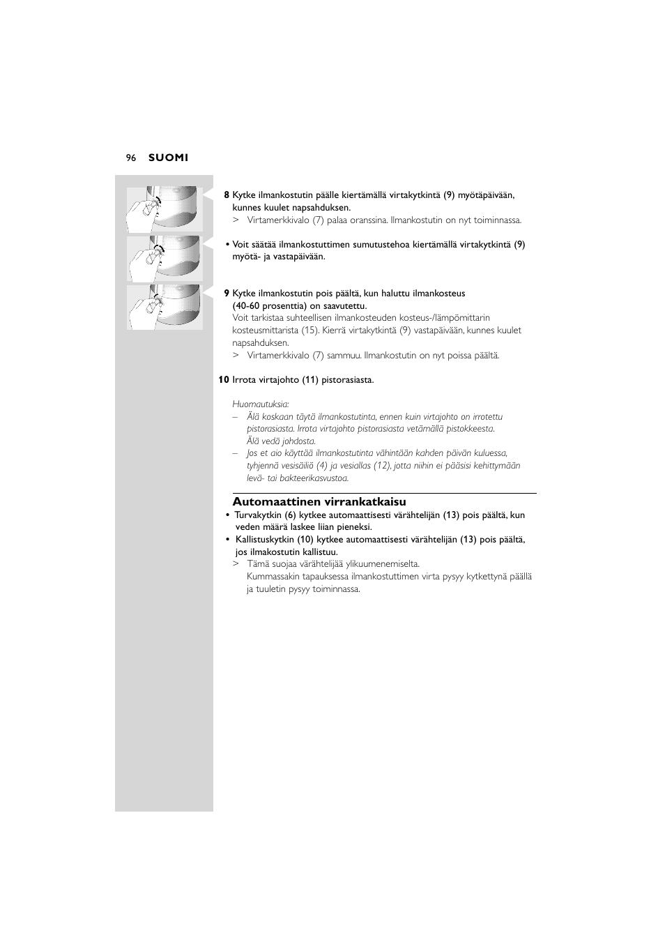 Philips SC580 User Manual | Page 96 / 100