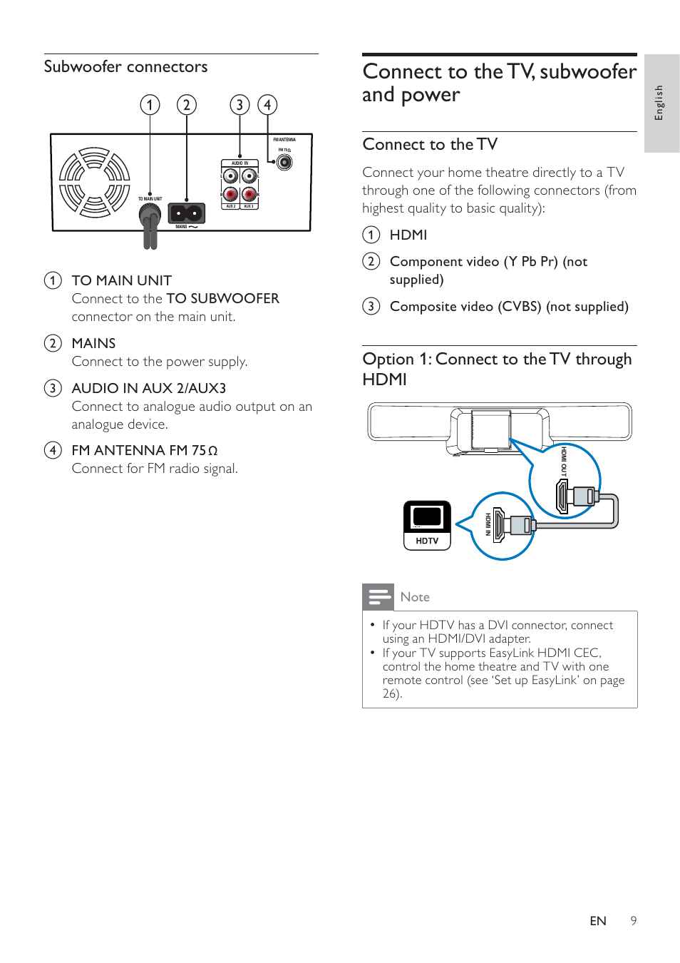Philips - HTS8160B User Manual | Page 11 / 40