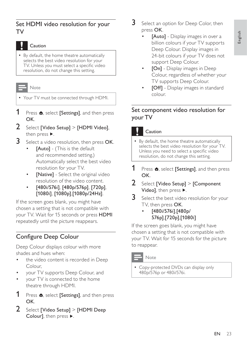 Philips - HTS8160B User Manual | Page 25 / 40