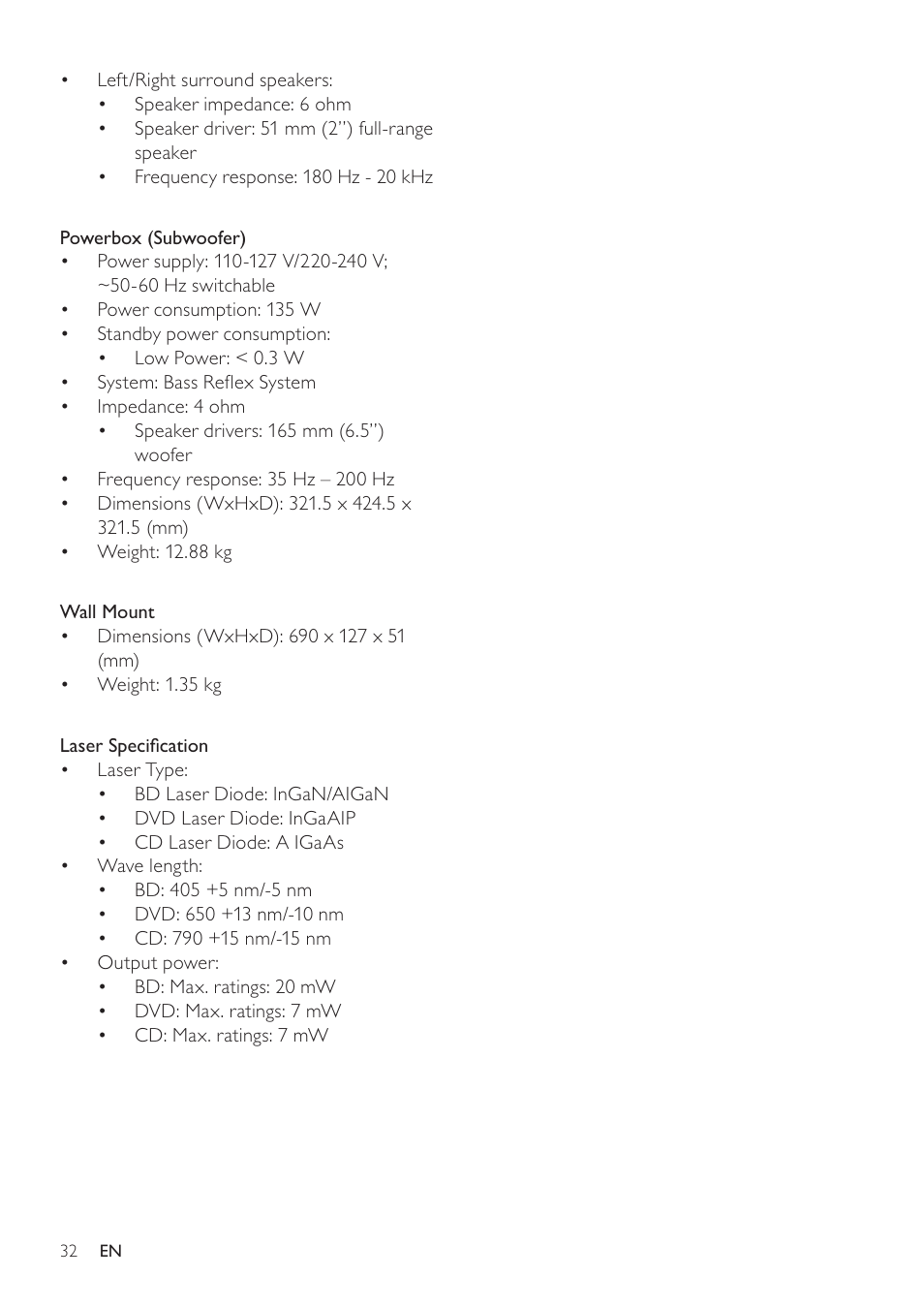 Philips - HTS8160B User Manual | Page 34 / 40