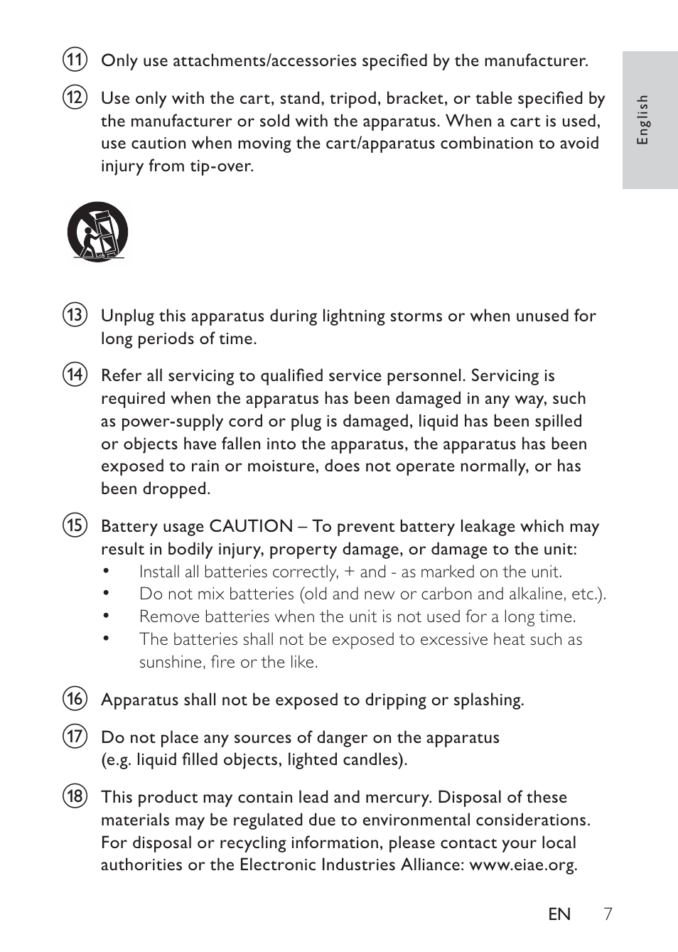 Philips DS8500/37 User Manual | Page 7 / 23