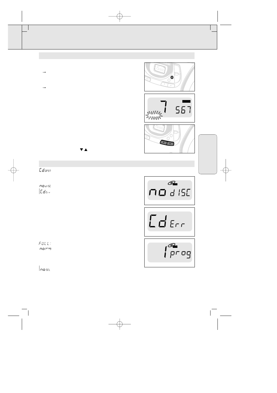 Sintonizador de emisoras digital reproductor de cd, Espa ñ ol, En la posición tape | El modo indicado está activado, La función de programación está activada | Philips AZ 1025 User Manual | Page 35 / 44