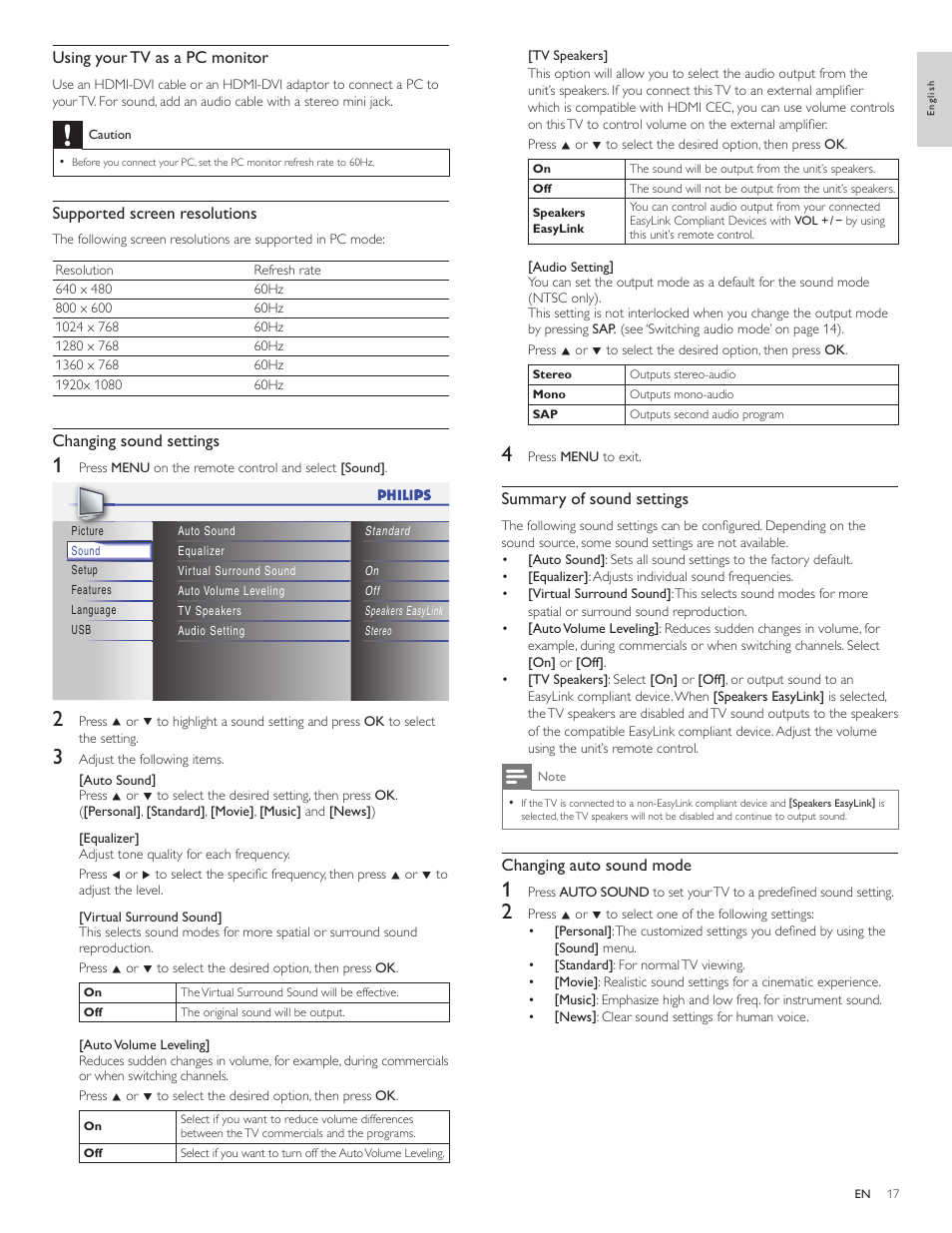 Philips 1EMN26039A User Manual | Page 18 / 37
