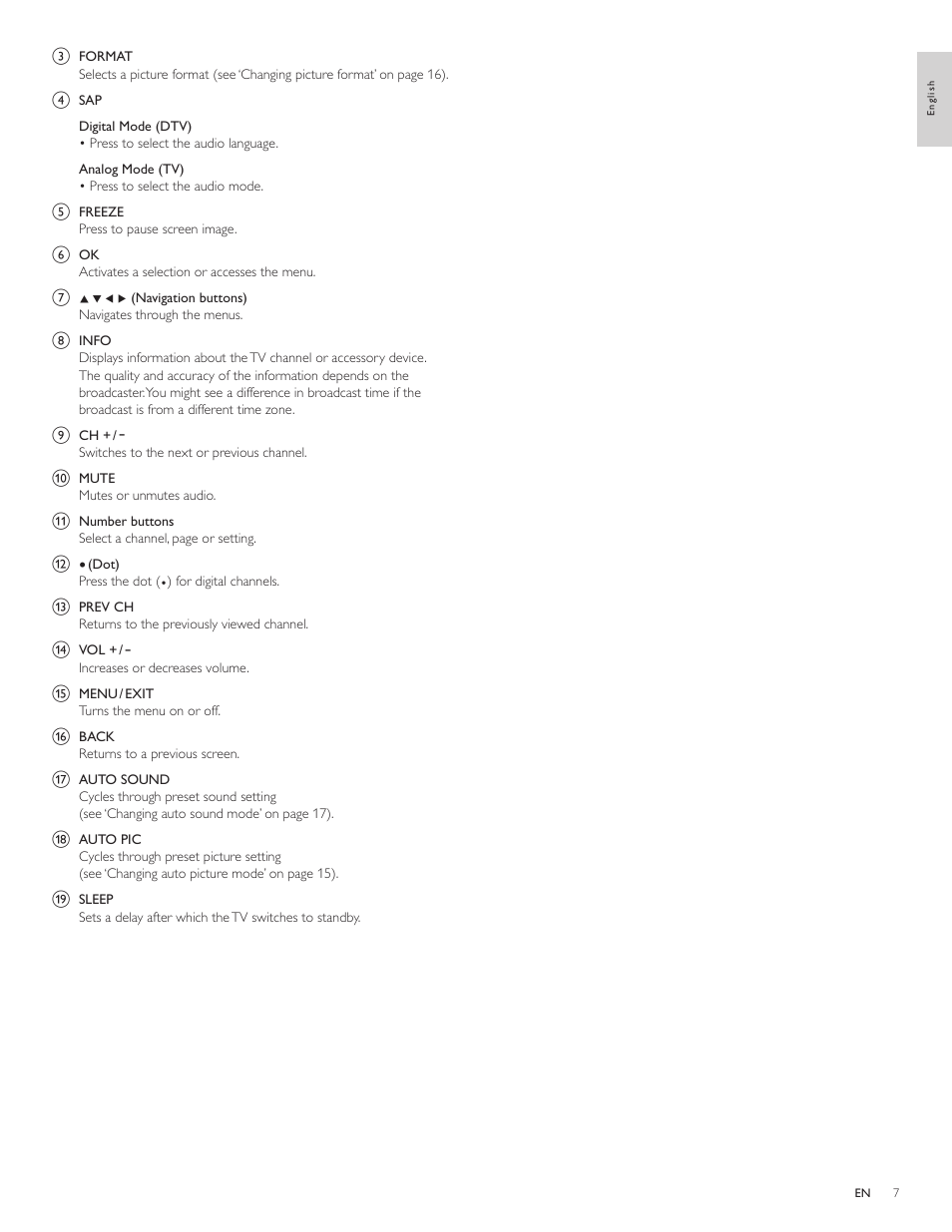 Philips 1EMN26039A User Manual | Page 8 / 37