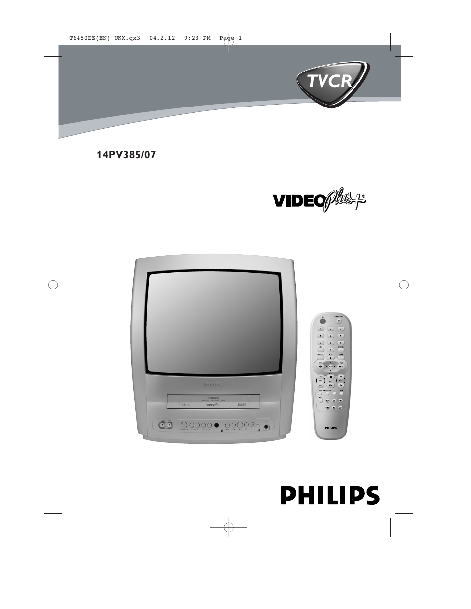 Philips 14PV385/07 User Manual | 20 pages