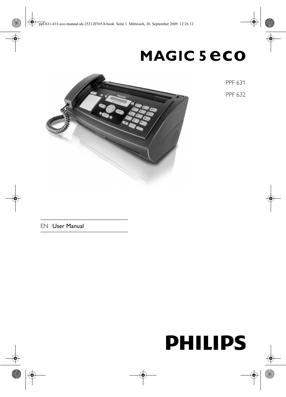 Philips MAGIC 5 ECO PPF 631 User Manual | 32 pages