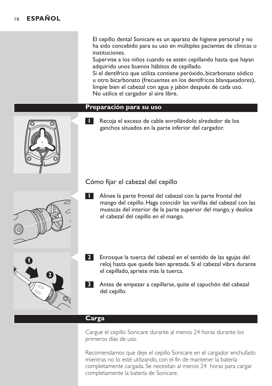 Philips HX7551 User Manual | Page 16 / 84