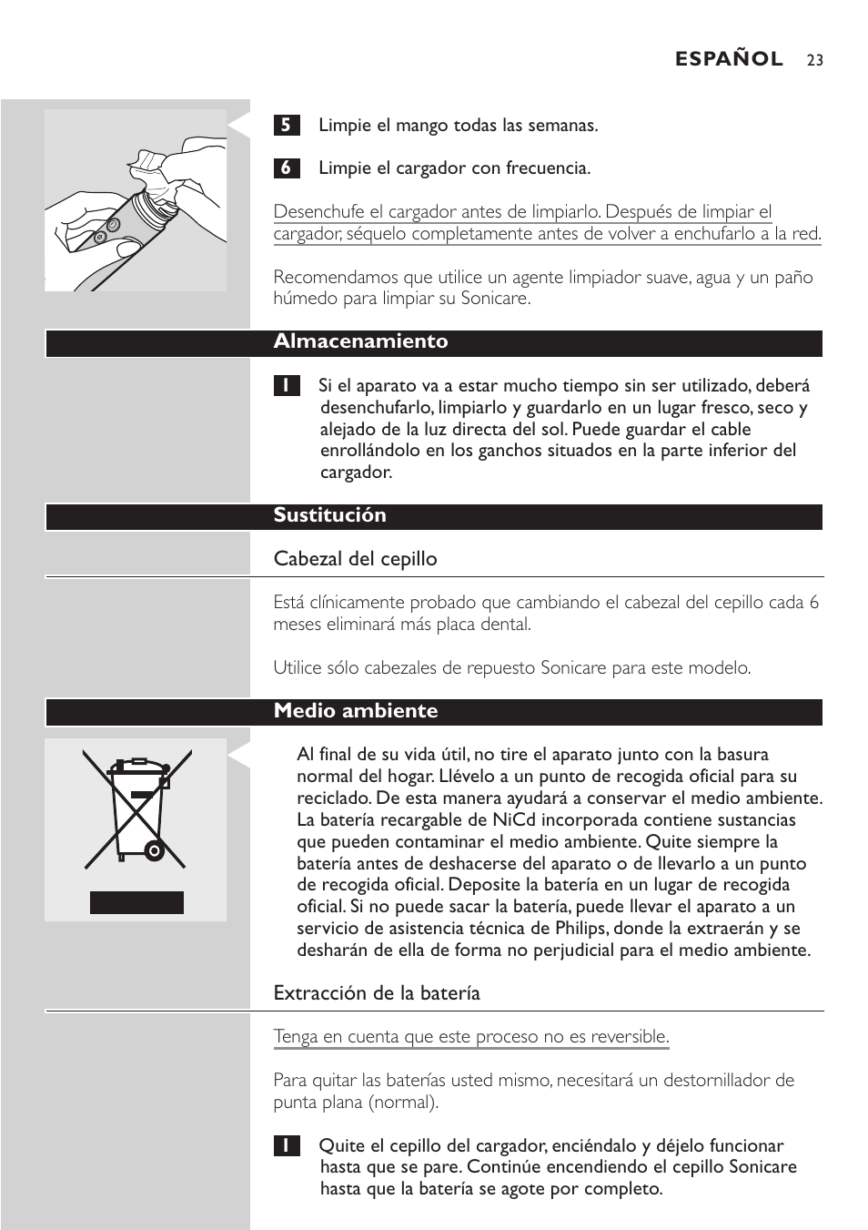 Philips HX7551 User Manual | Page 23 / 84