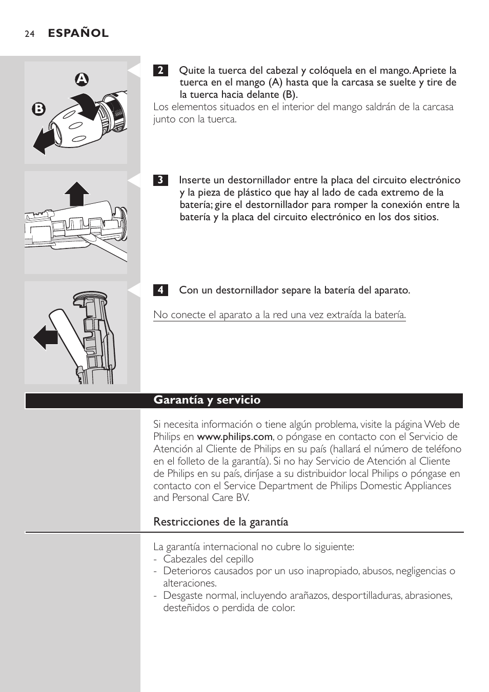 Philips HX7551 User Manual | Page 24 / 84