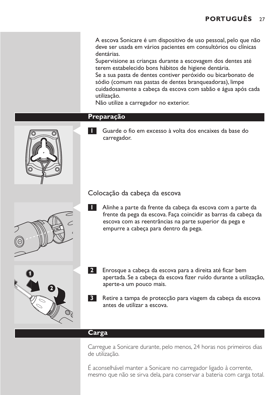 Philips HX7551 User Manual | Page 27 / 84