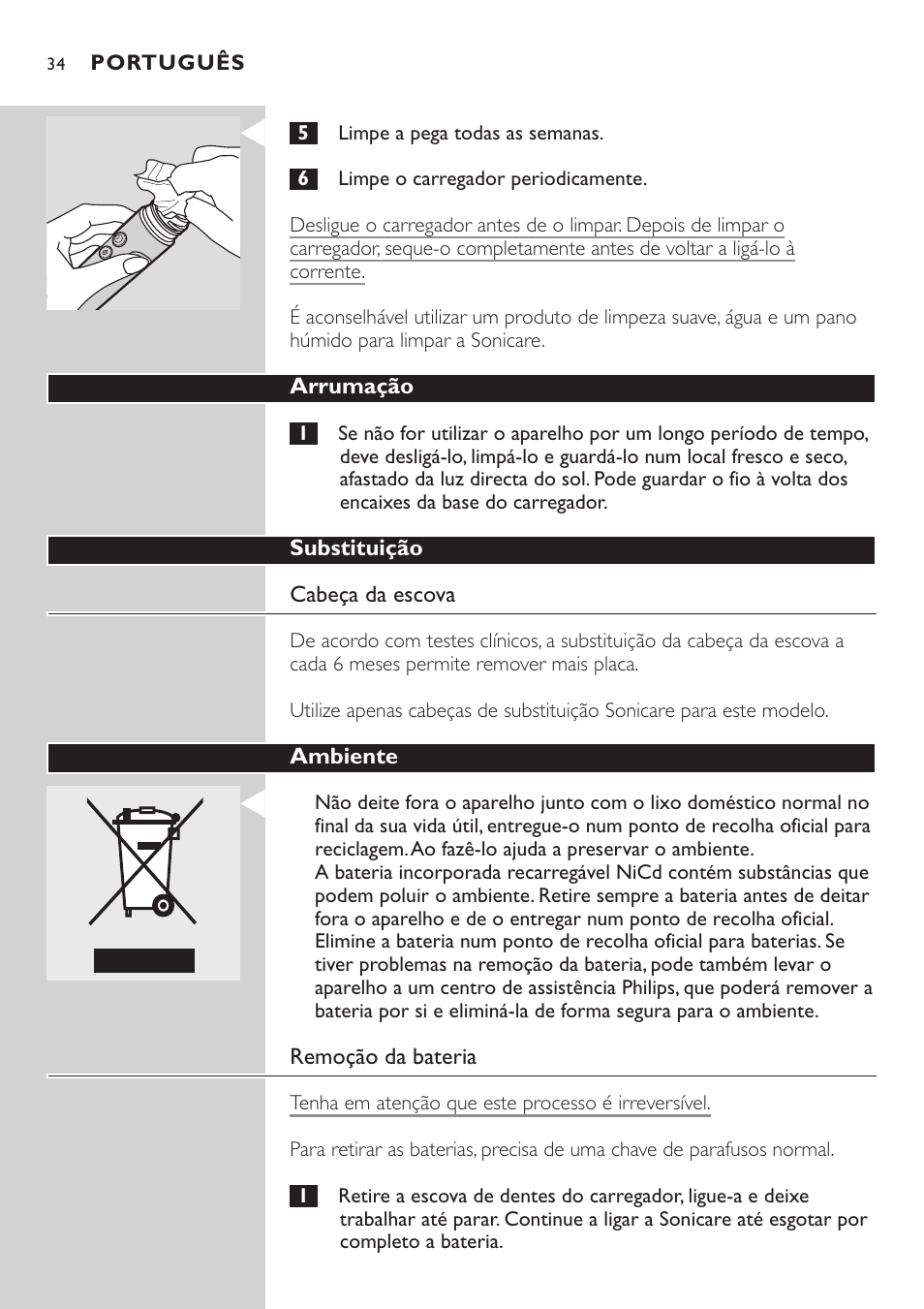 Philips HX7551 User Manual | Page 34 / 84