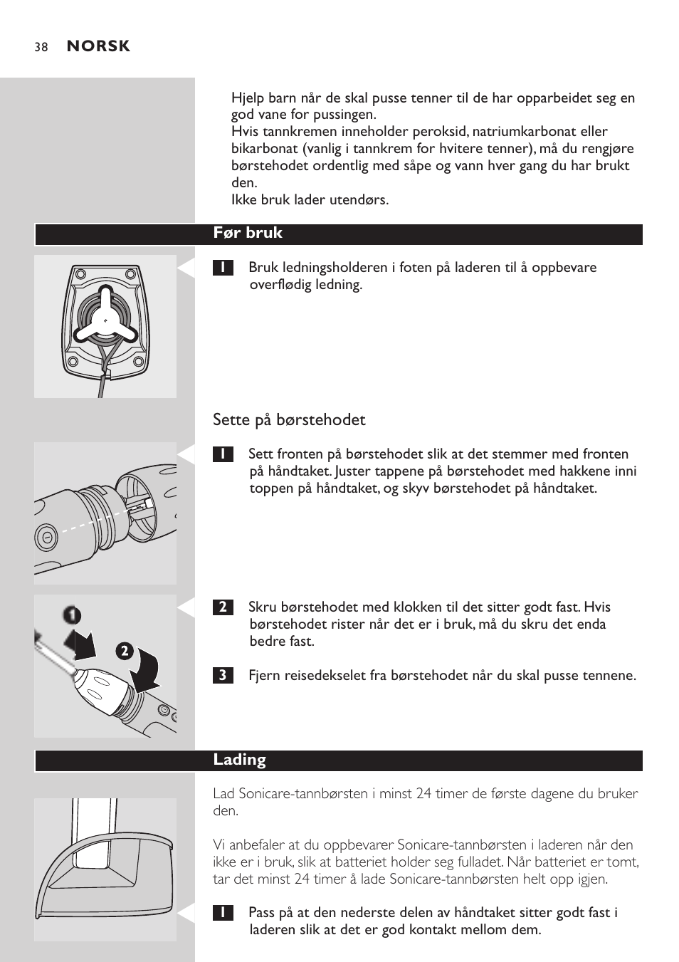 Philips HX7551 User Manual | Page 38 / 84