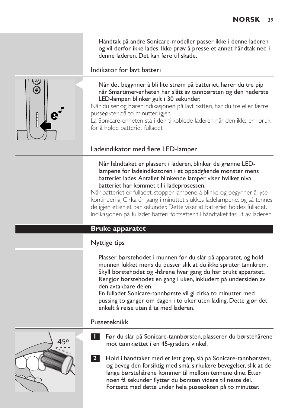 Philips HX7551 User Manual | Page 39 / 84