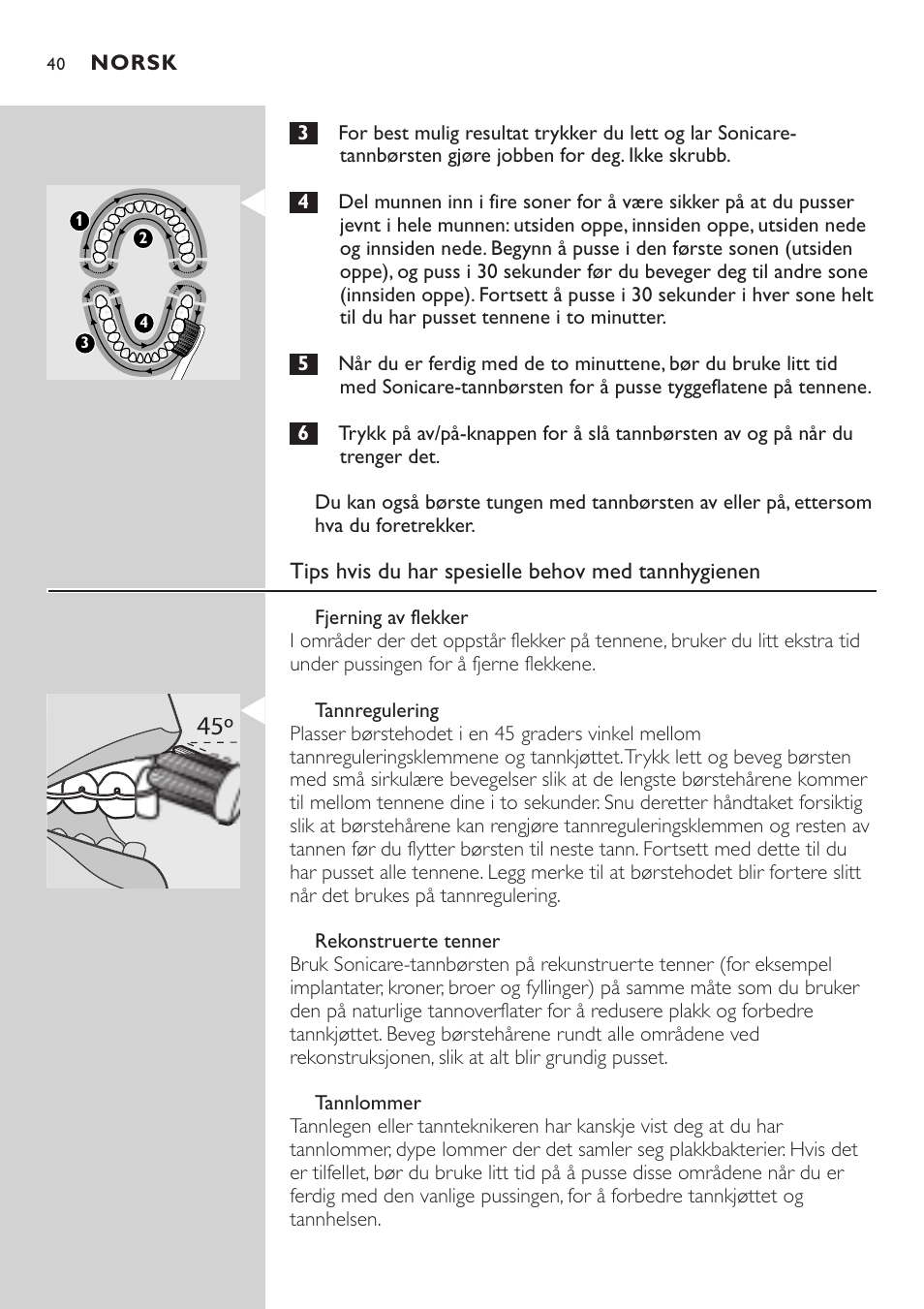 Philips HX7551 User Manual | Page 40 / 84