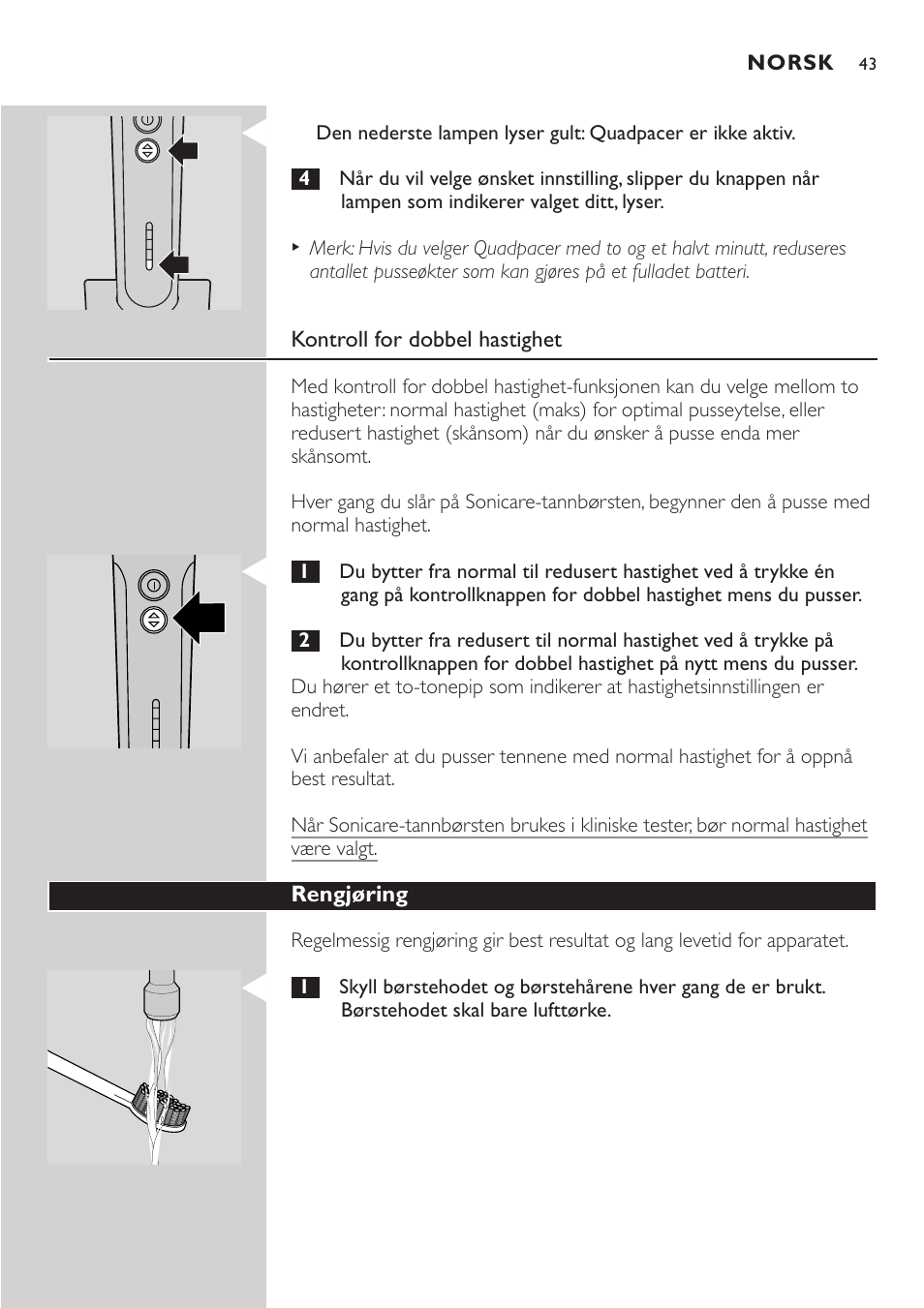 Philips HX7551 User Manual | Page 43 / 84