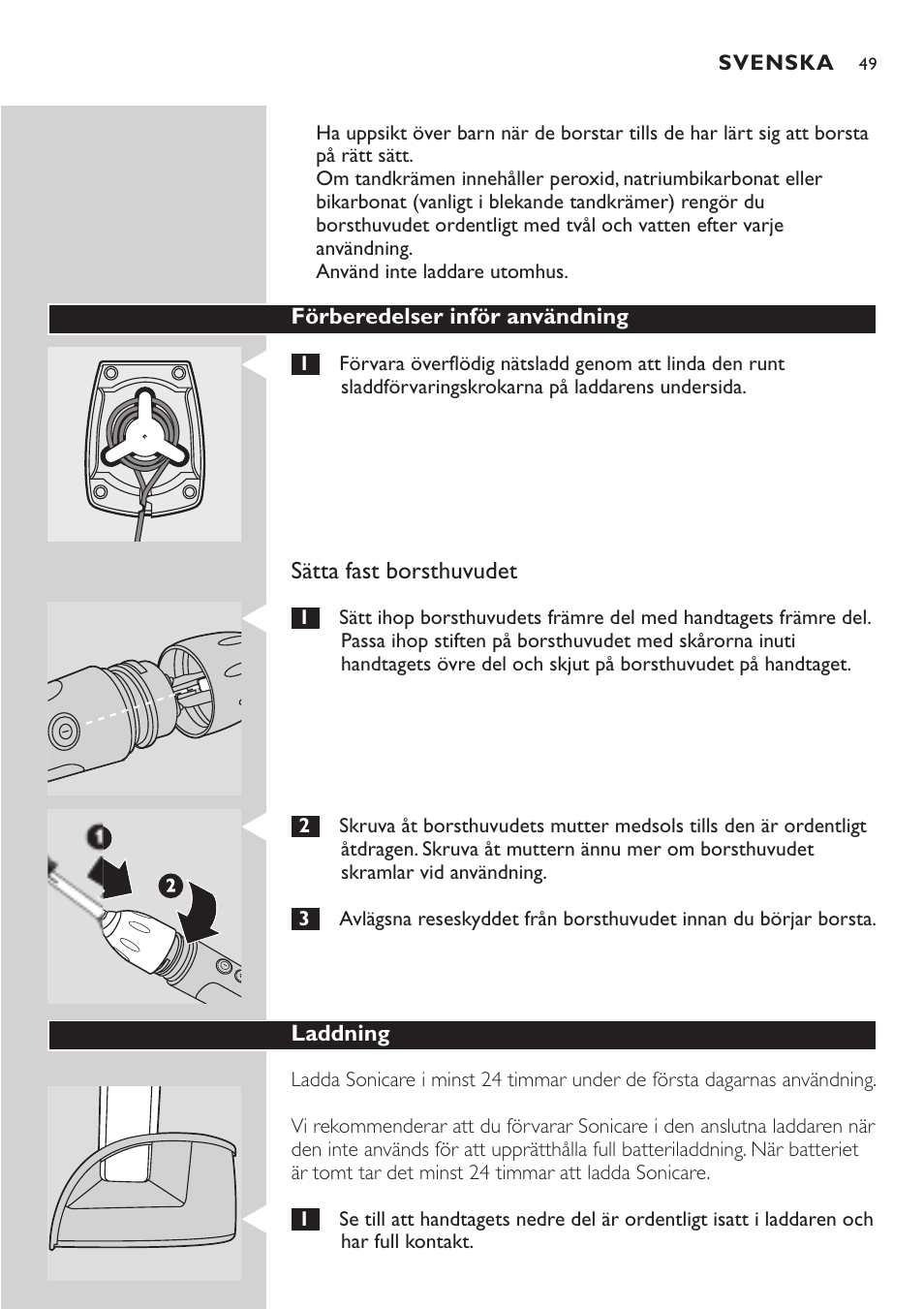 Philips HX7551 User Manual | Page 49 / 84