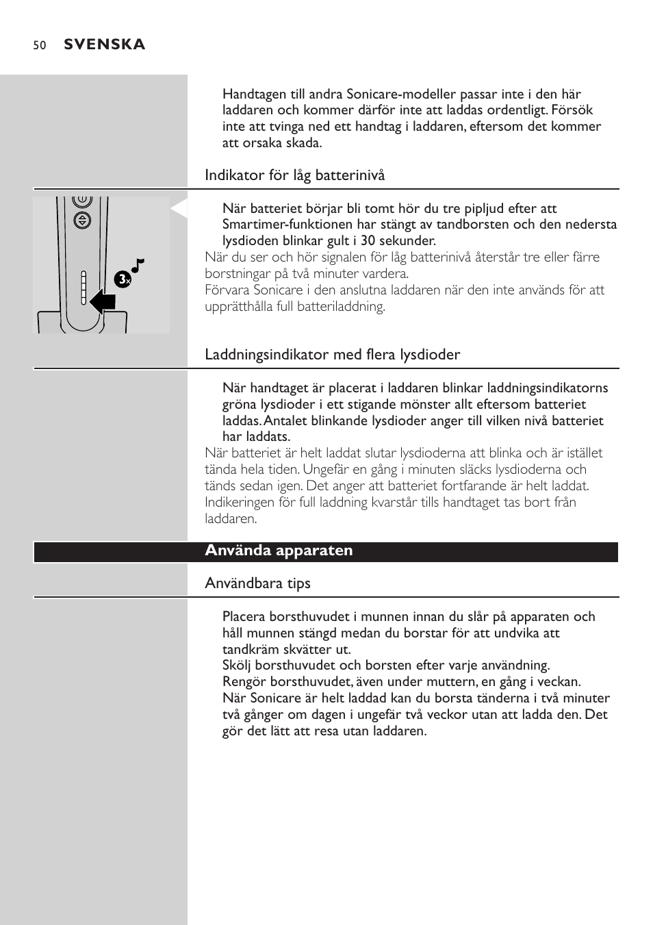 Philips HX7551 User Manual | Page 50 / 84