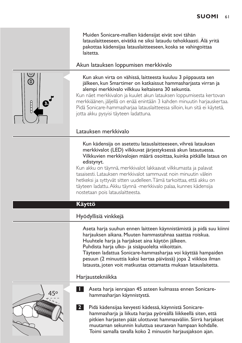 Philips HX7551 User Manual | Page 61 / 84