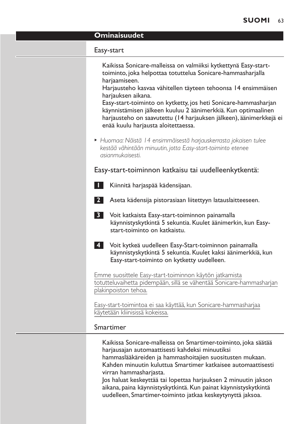 Philips HX7551 User Manual | Page 63 / 84