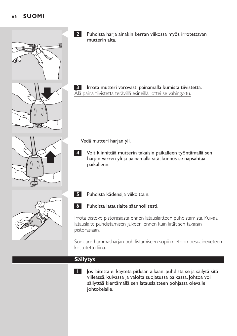 Philips HX7551 User Manual | Page 66 / 84