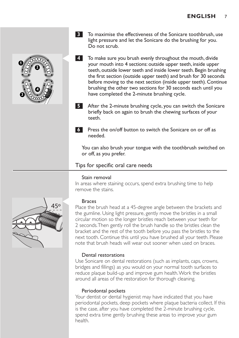 Philips HX7551 User Manual | Page 7 / 84