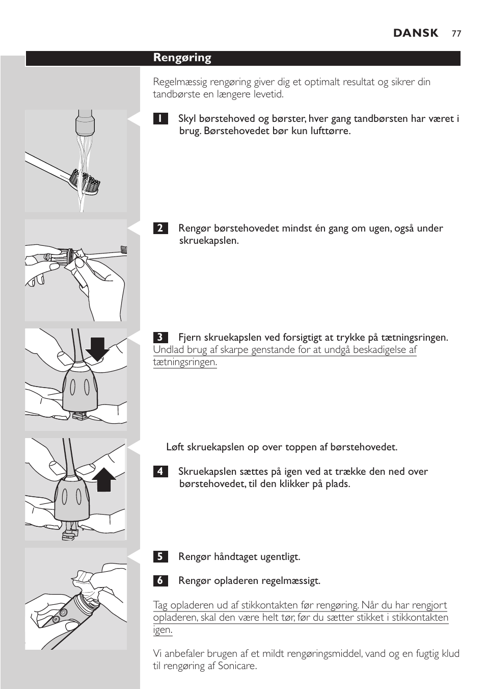 Philips HX7551 User Manual | Page 77 / 84