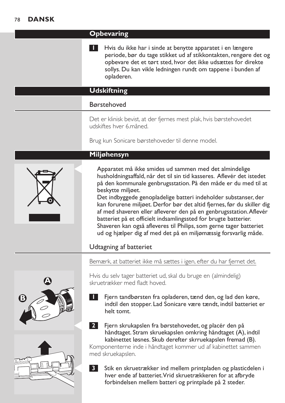 Philips HX7551 User Manual | Page 78 / 84