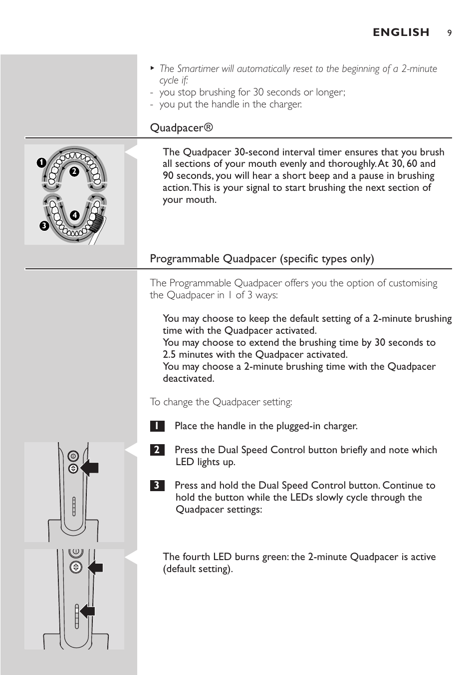 Philips HX7551 User Manual | Page 9 / 84