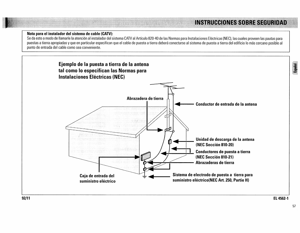 El 4562-1 | Philips FW62C User Manual | Page 57 / 80