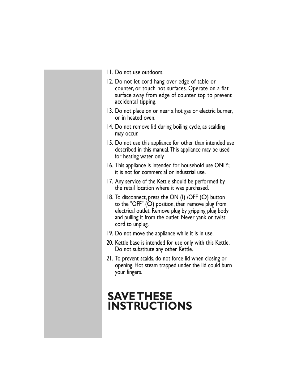 Save these instructions | Philips HD4651 User Manual | Page 3 / 12