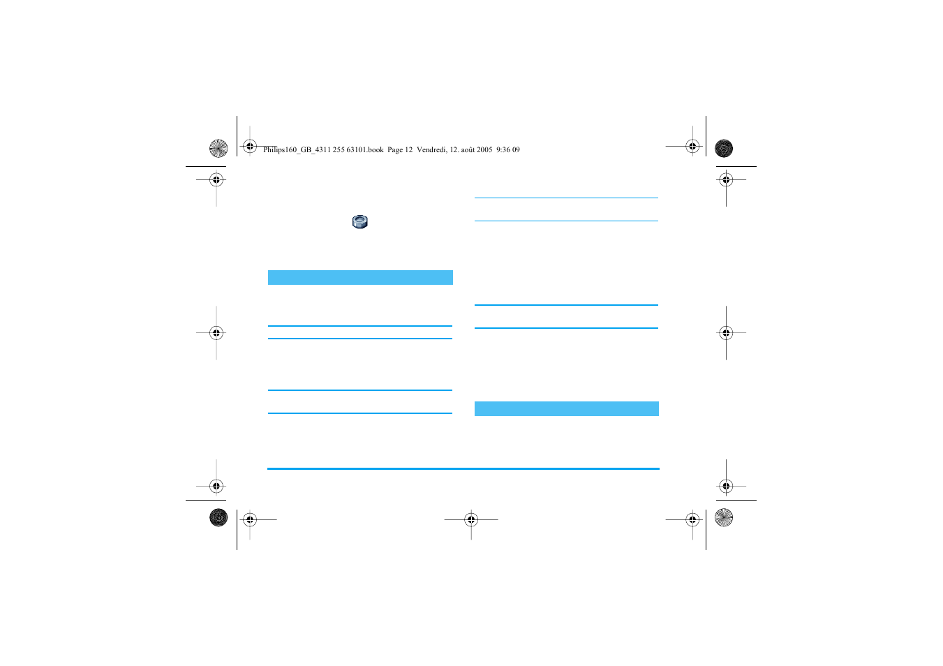 5 . settings, Sounds, Ringer volume | Ringtone, Vibra alert, Battery alert, Minute alert, Key tones, Messages ringer, Display | Philips E-GSM 900 User Manual | Page 17 / 43