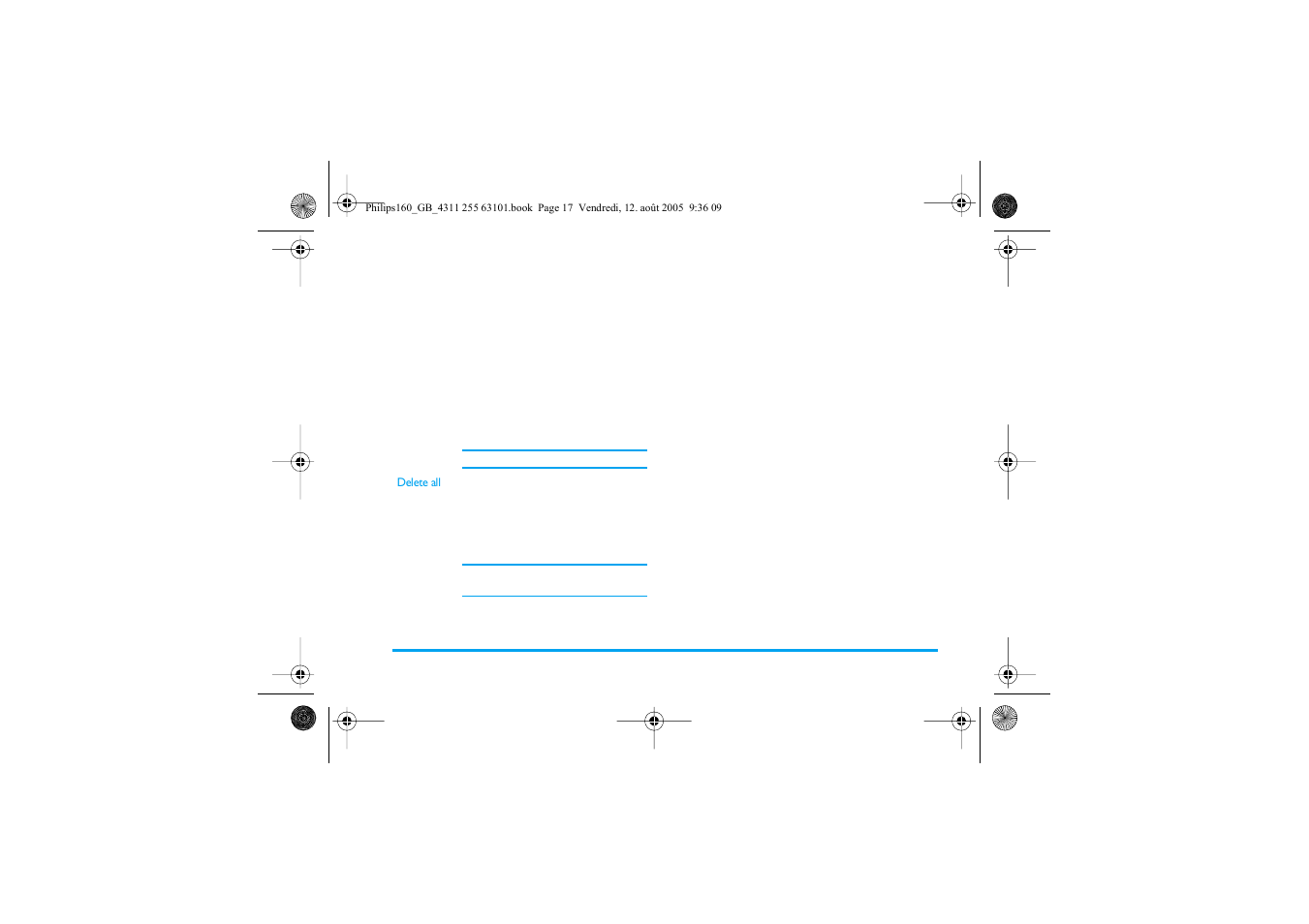 Inbox, Outbox, Settings | Philips E-GSM 900 User Manual | Page 22 / 43