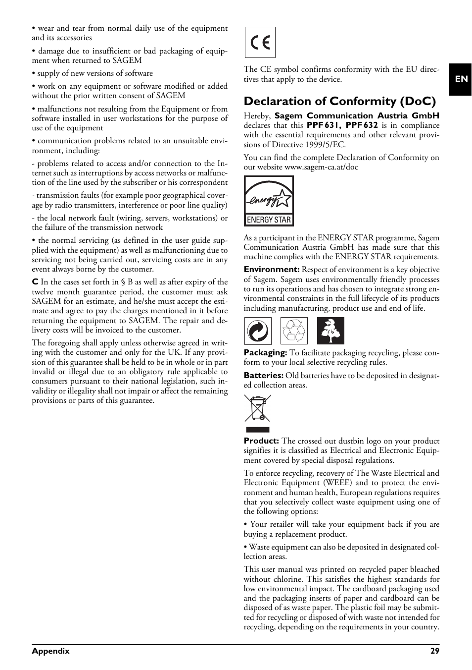 Declaration of conformity (doc) | Philips MAGIC 5 MAGIC5 User Manual | Page 29 / 32