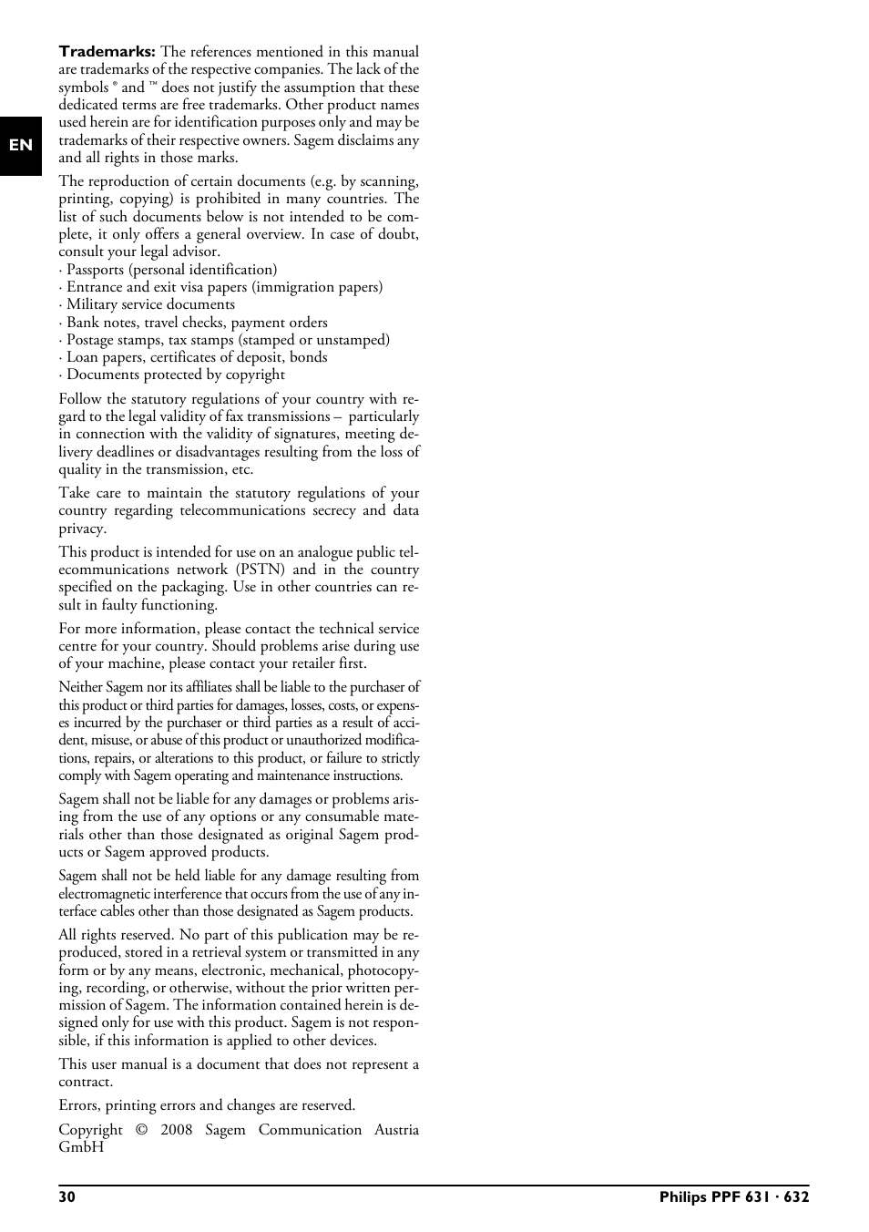 Philips MAGIC 5 MAGIC5 User Manual | Page 30 / 32