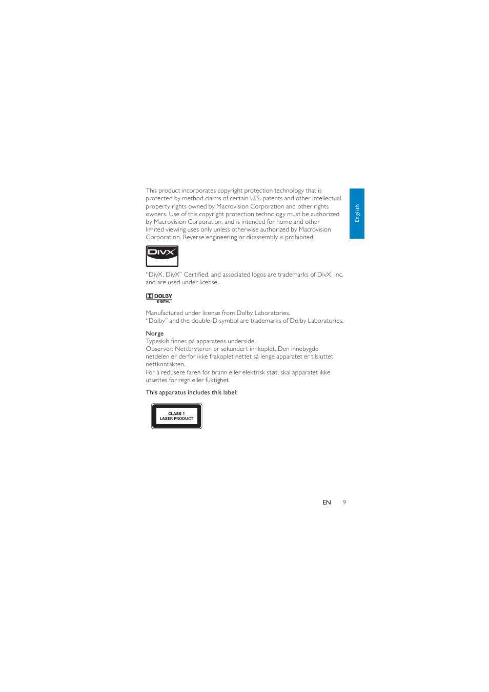 Philips PD7010/93 User Manual | Page 8 / 18