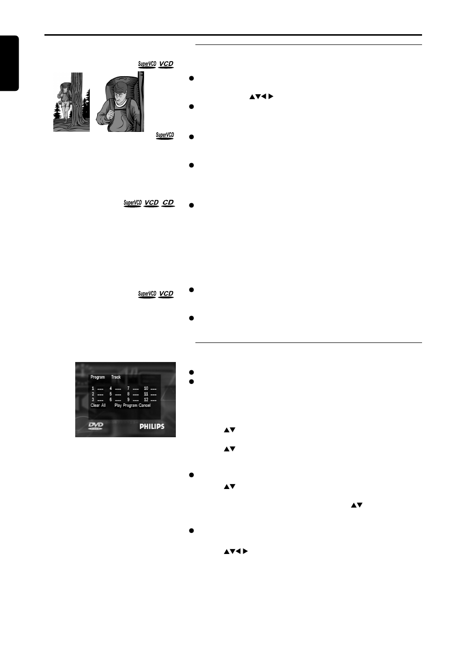 Playing a super vcd/vcd/cd disc | Philips DVD707/781 User Manual | Page 19 / 29