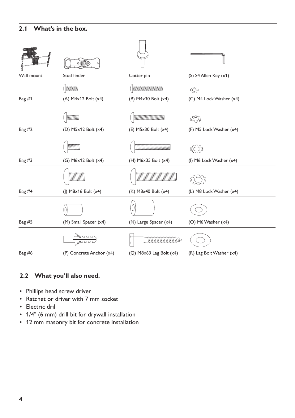 4.1 what’s in the box | Philips SQM5572/27 User Manual | Page 4 / 23