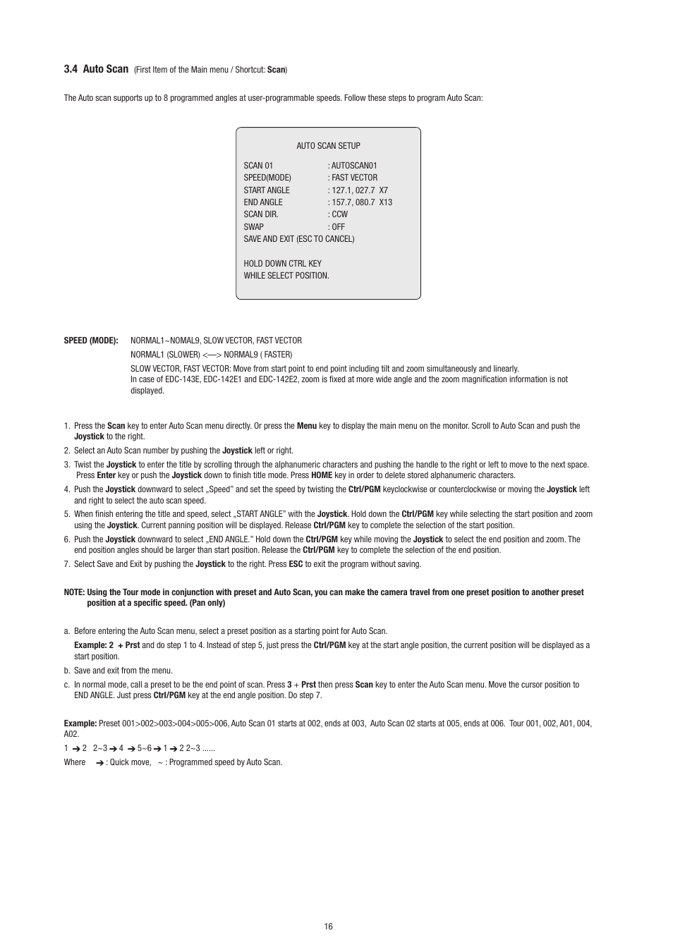 4 auto scan | Philips Video Camera User Manual | Page 16 / 34